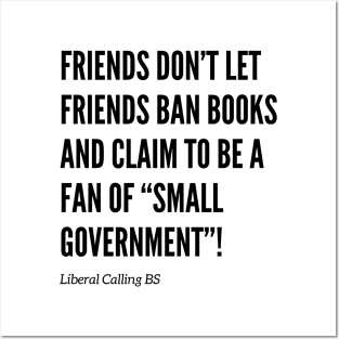 Friends Don’t Let Friends Ban Books Posters and Art